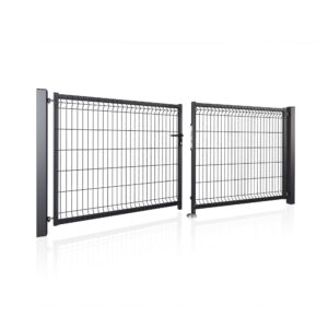 Brama dwuskrzydłowa panelowa 3D
