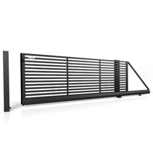 Brama aluminiowa przesuwna WISNIOWSKI MODERN AW.AL.102.