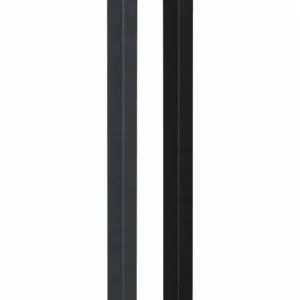 Słupek stalowy 8x8x230 cm w kolorach antracytowym lub czarnym